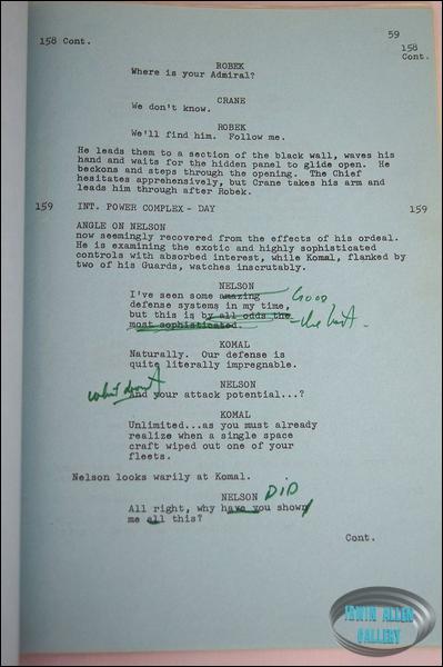 Richard Basehart Script for Attack