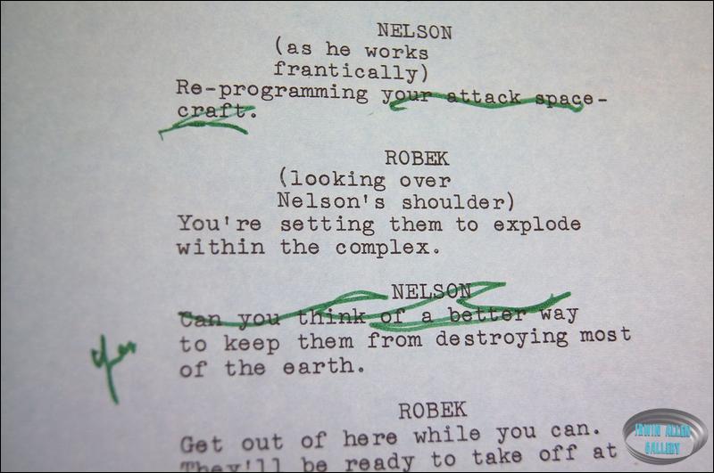 Richard Basehart Script for Attack