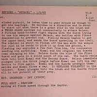 Richard Basehart Script for Attack