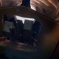 Flying Sub with Grappling Hooks in Man-Beast