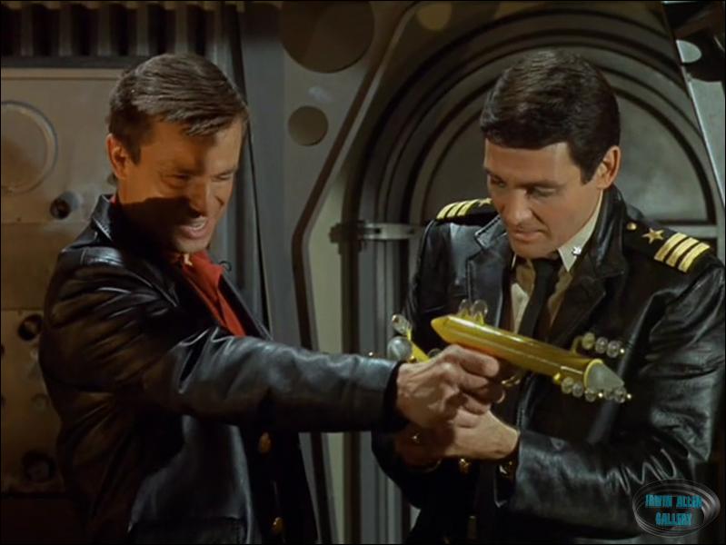 Kowalski and Crane with Laser Pistols