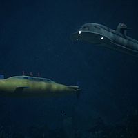Yellow Missile Sub with the Seaview