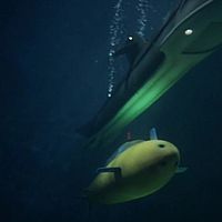 Yellow Missile Sub with the Seaview