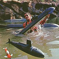 David Hedison and Polidor Miniature