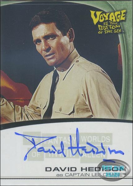 David Hedison Autograph Card A4