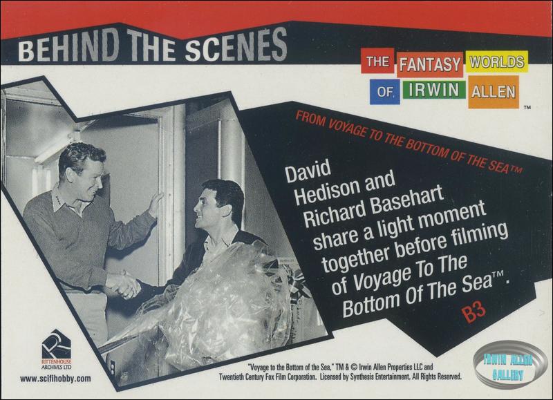 Voyage Behind the Scenes Card #B3 Back