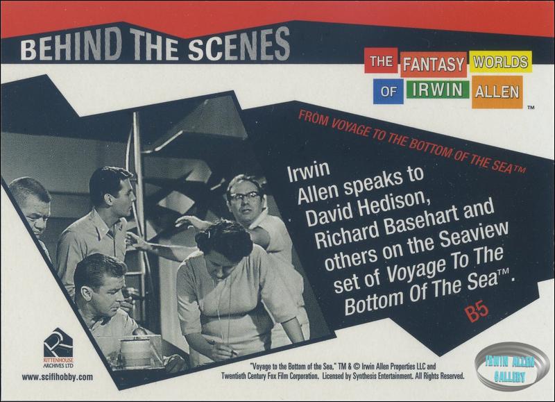 Voyage Behind the Scenes Card #B5 Back