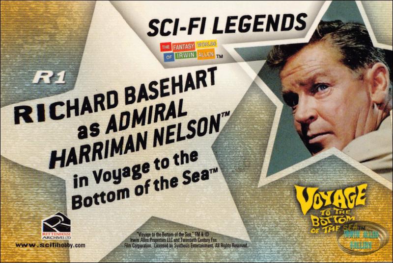 Legends Card Back #R1 Richard Basehart