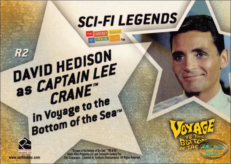 Legends Card Back #R2 David Hedison