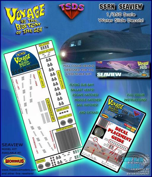 Exterior Decal Set for Moebius 14" Seaview