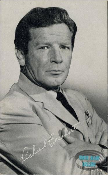 Richard Basehart Arcade Card