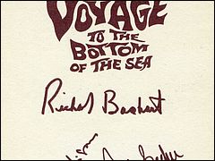 Pre-printed signatures on back of card