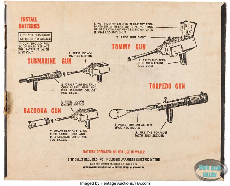 Voyage to the Bottom of the Sea Sub Gun
