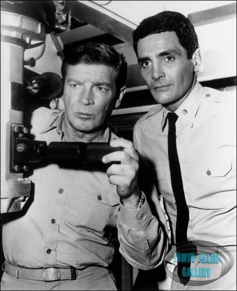 Richard Basehart and David Hedison