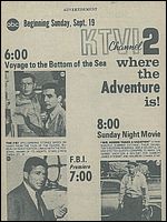 Voyage advert clipping