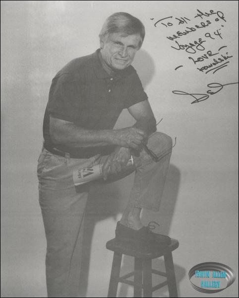 Signed photo from Del Monroe for Voyage 94