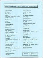 Seaview Fact Sheet 12 - Season Three Technical Credits