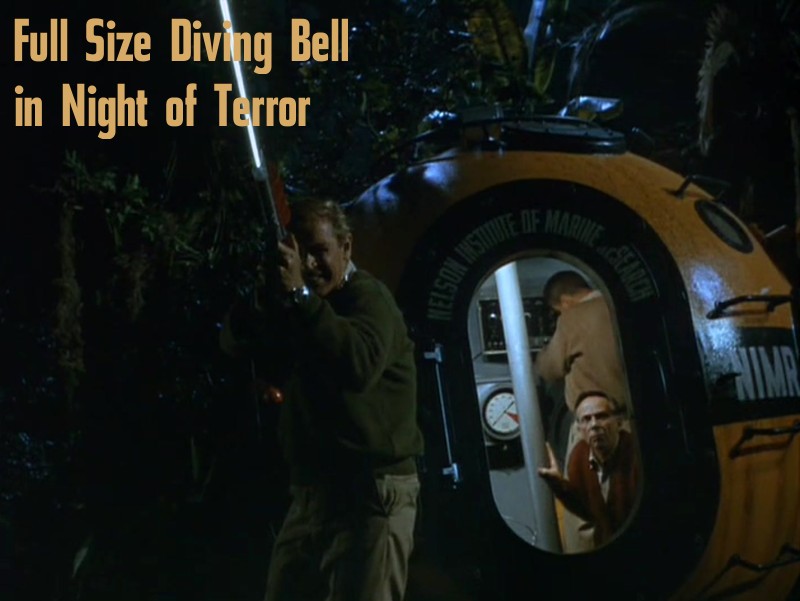 Full Size Diving Bell in the Voyage to the Bottom of the Sea third season episode Night of Terror